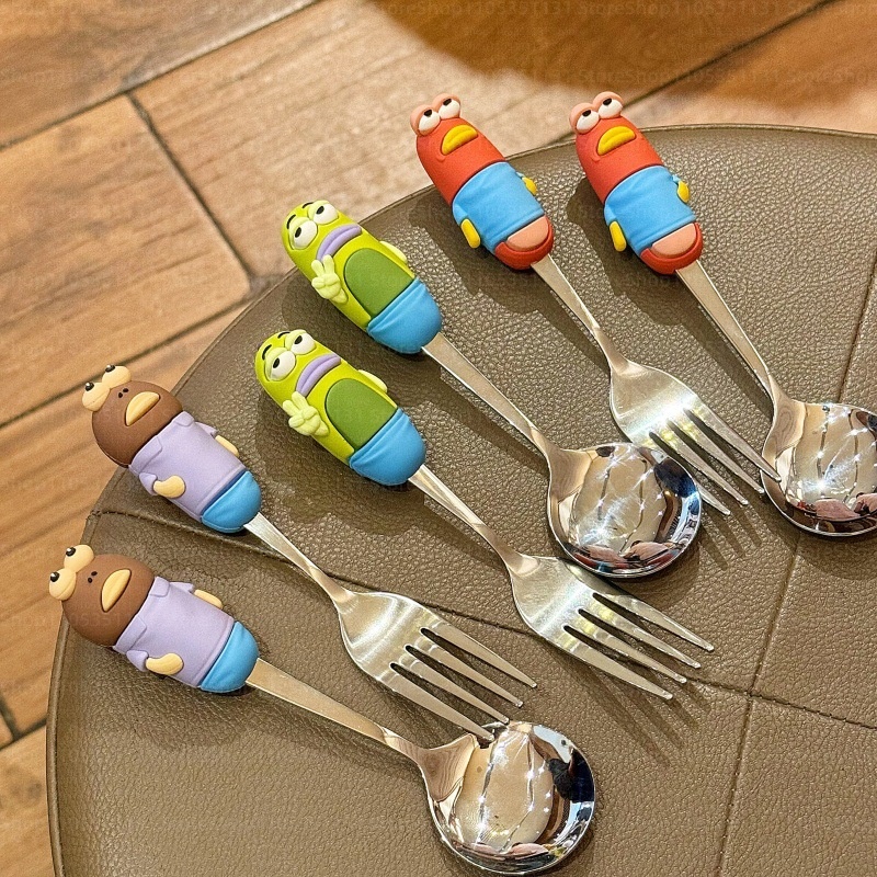 ชุดช้อนส้อมสแตนเลส 304 ลายการ์ - Shorts บทวิจารณ์และราคา