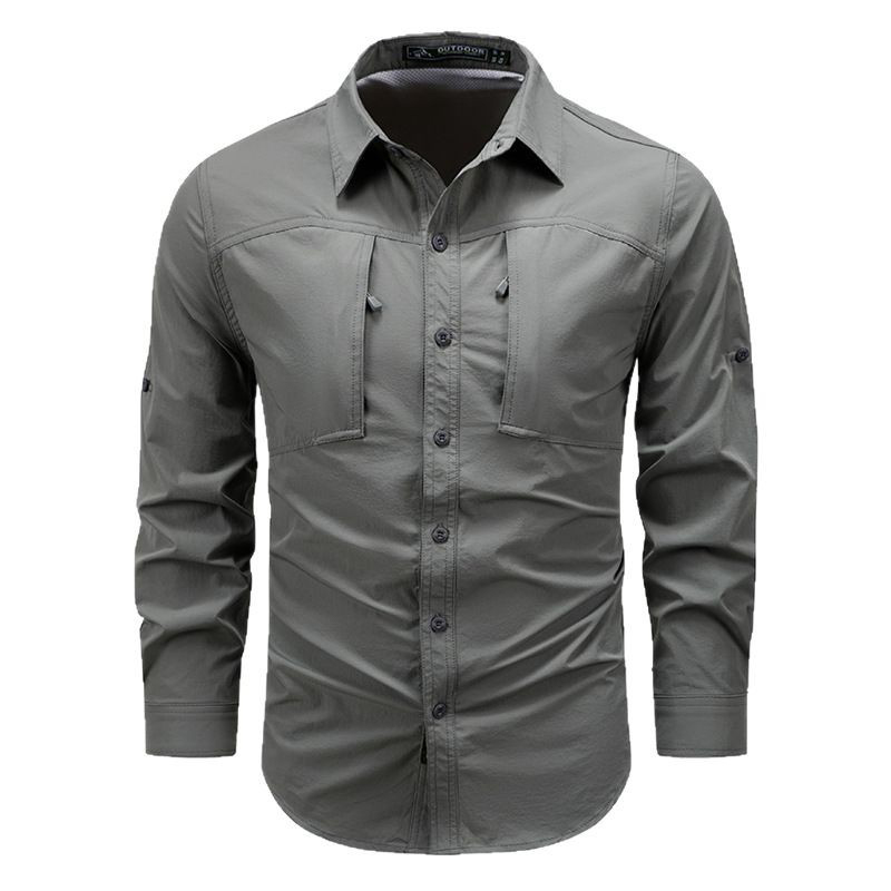 ฤดูใบไม้ผลิฤดูใบไม้ร่วงเสื้อแข - Tactical Military Shirt Cargo บทวิจารณ์และราคา